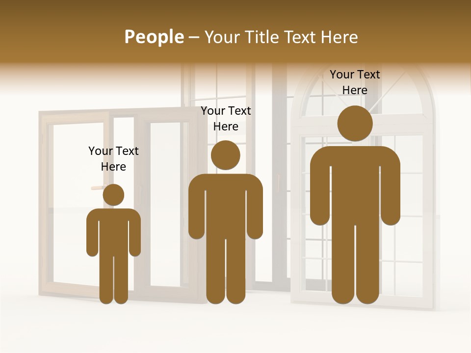 Szyba Instalacja Dom PowerPoint Template