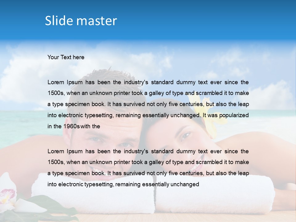 Sanfte Medizin Blume Kopf PowerPoint Template