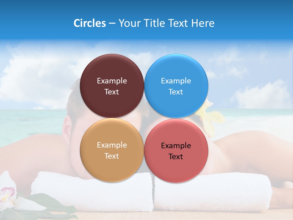 Sanfte Medizin Blume Kopf PowerPoint Template