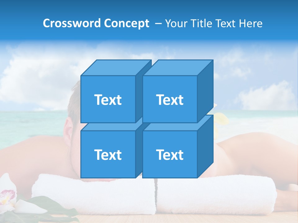 Sanfte Medizin Blume Kopf PowerPoint Template