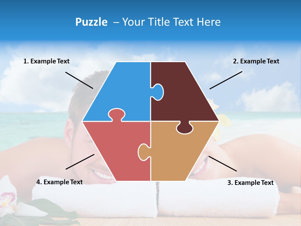 Sanfte Medizin Blume Kopf PowerPoint Template