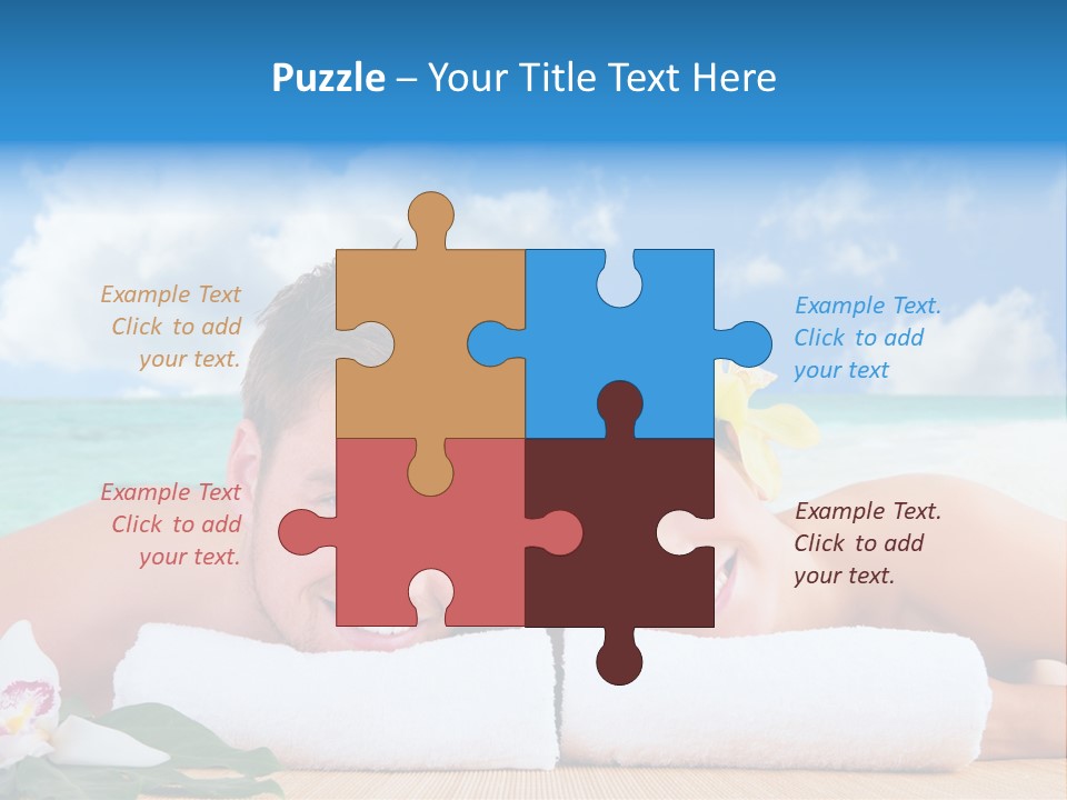 Sanfte Medizin Blume Kopf PowerPoint Template