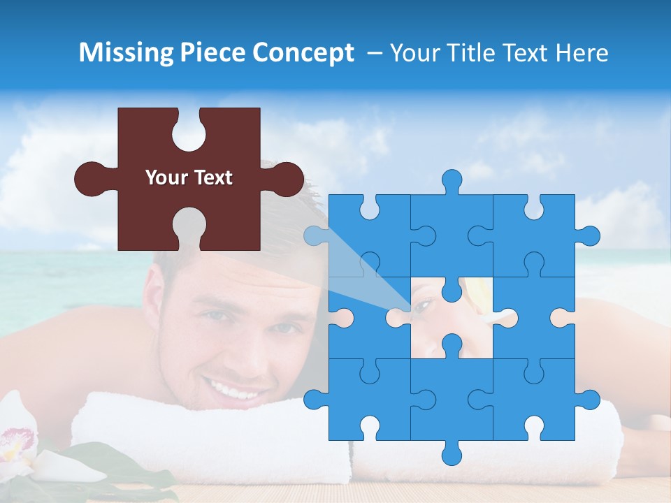 Sanfte Medizin Blume Kopf PowerPoint Template