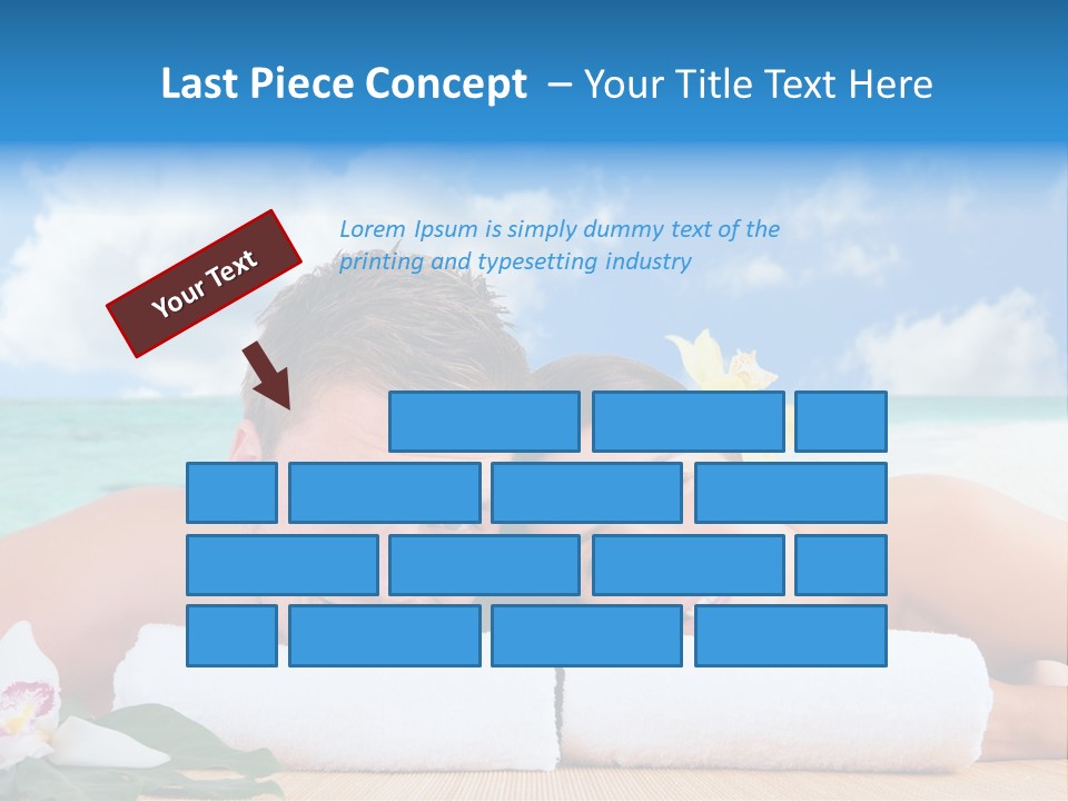 Sanfte Medizin Blume Kopf PowerPoint Template