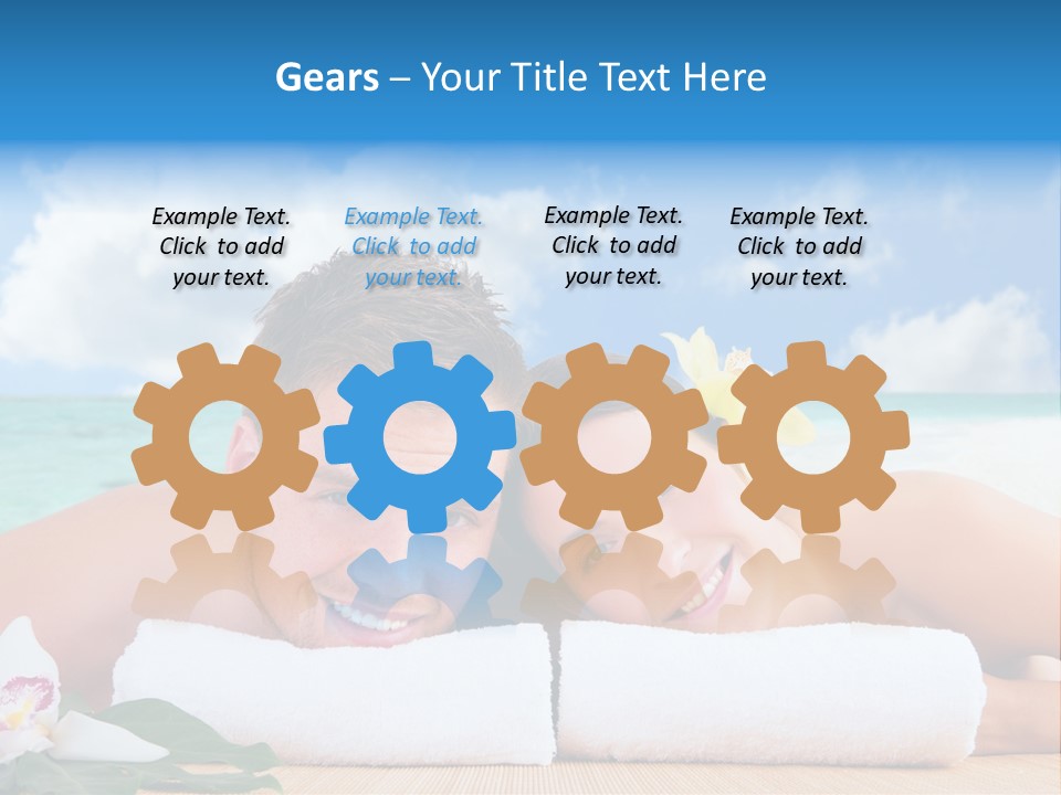 Sanfte Medizin Blume Kopf PowerPoint Template