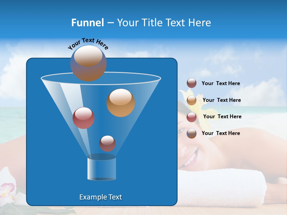 Sanfte Medizin Blume Kopf PowerPoint Template