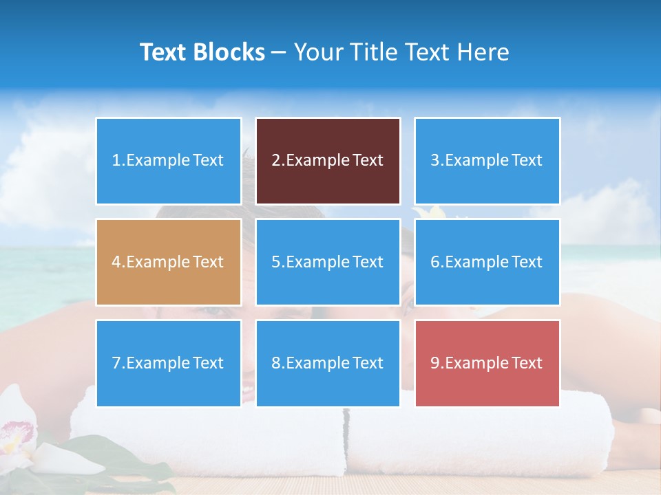 Sanfte Medizin Blume Kopf PowerPoint Template