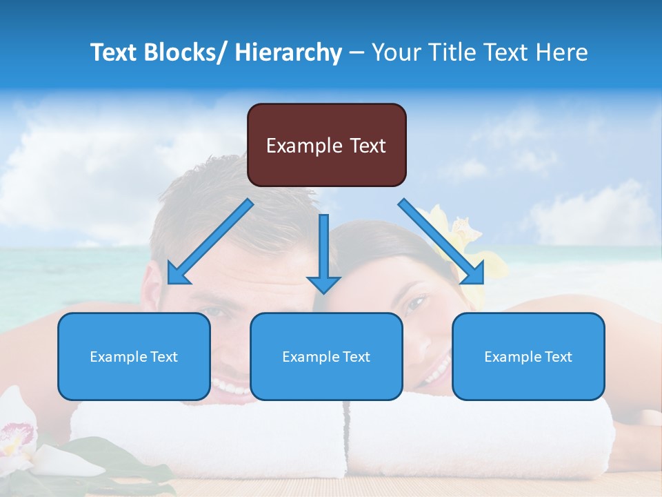 Sanfte Medizin Blume Kopf PowerPoint Template