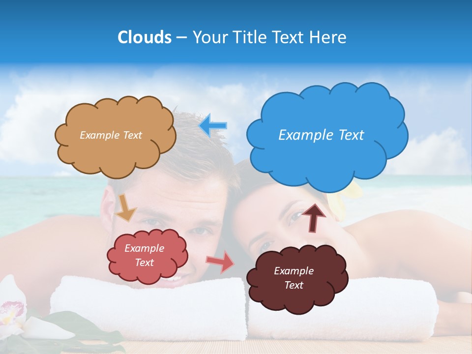 Sanfte Medizin Blume Kopf PowerPoint Template