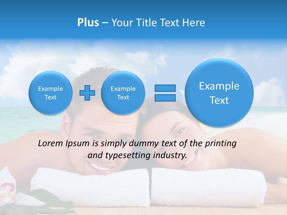 Sanfte Medizin Blume Kopf PowerPoint Template