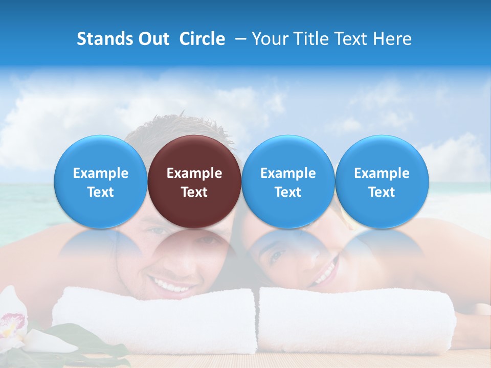 Sanfte Medizin Blume Kopf PowerPoint Template