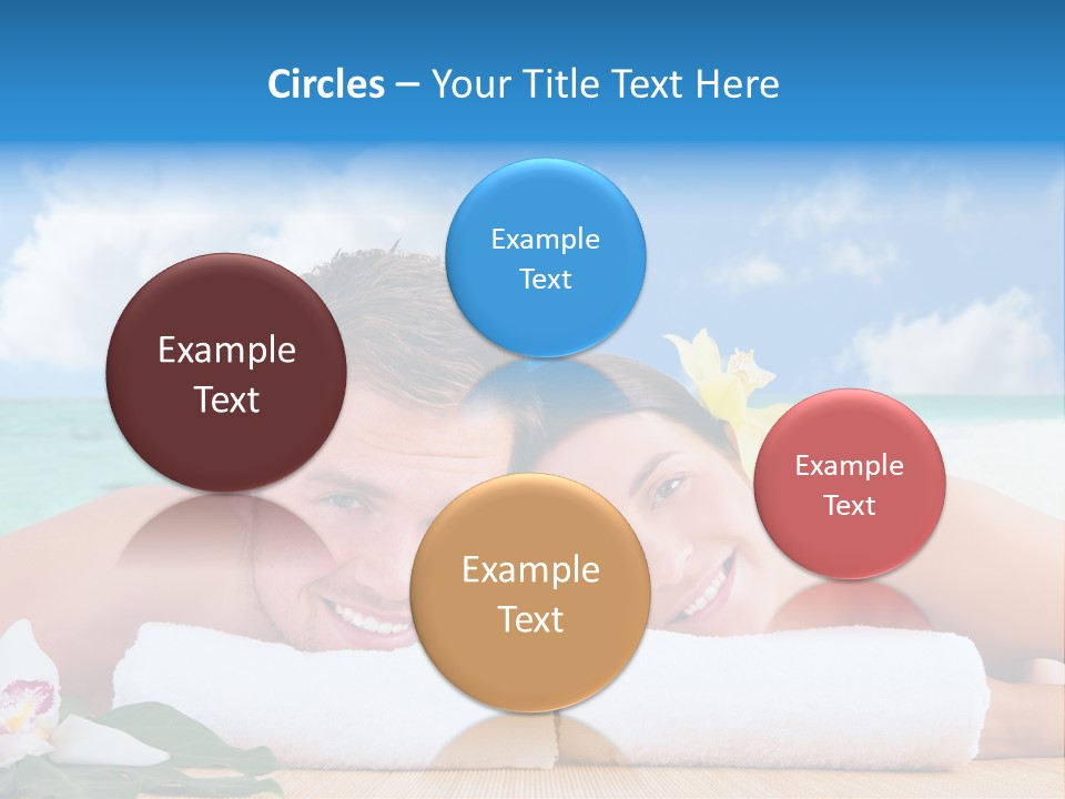 Sanfte Medizin Blume Kopf PowerPoint Template