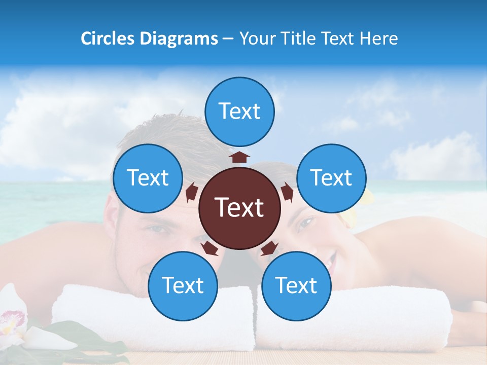 Sanfte Medizin Blume Kopf PowerPoint Template