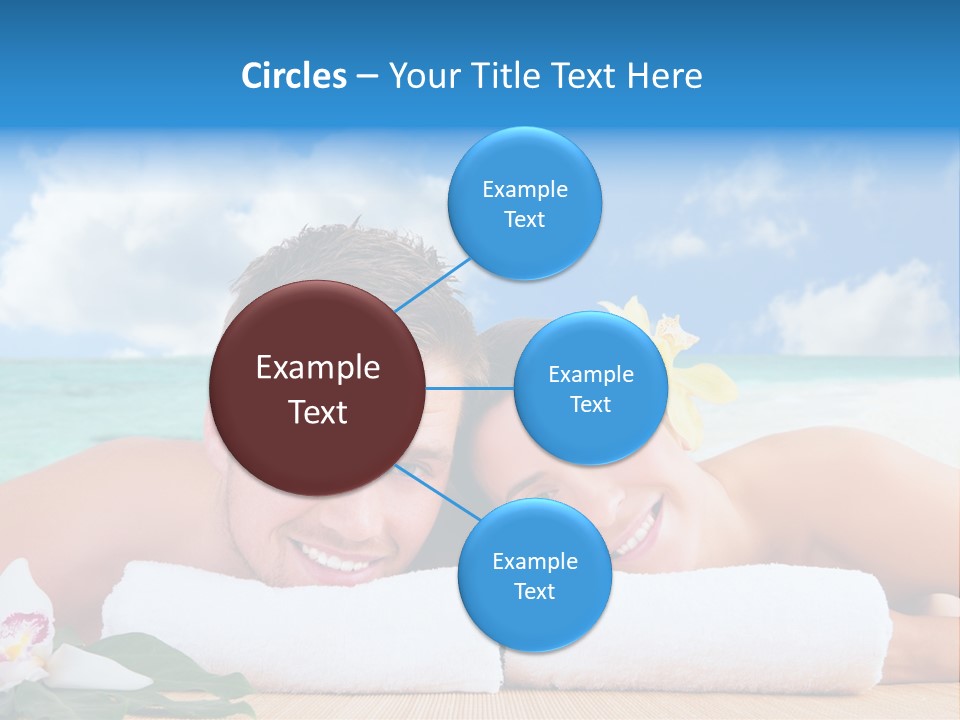 Sanfte Medizin Blume Kopf PowerPoint Template