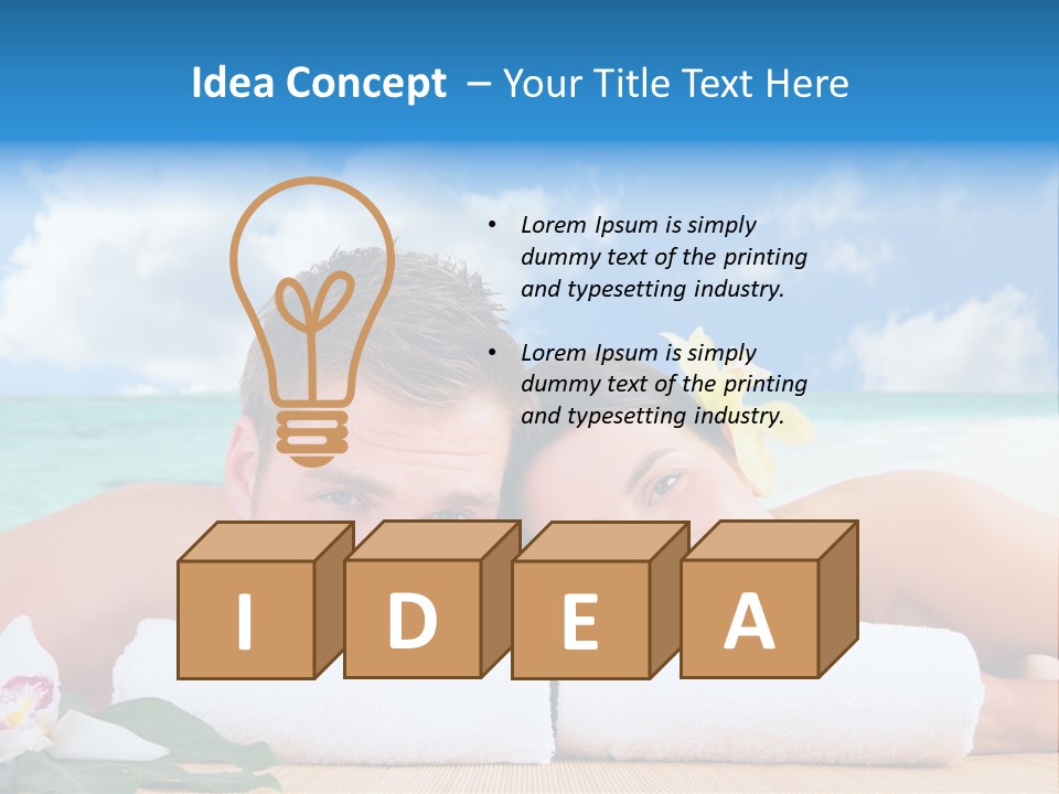 Sanfte Medizin Blume Kopf PowerPoint Template