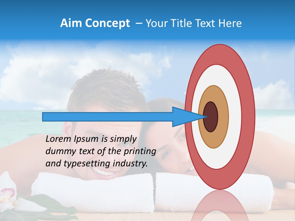 Sanfte Medizin Blume Kopf PowerPoint Template