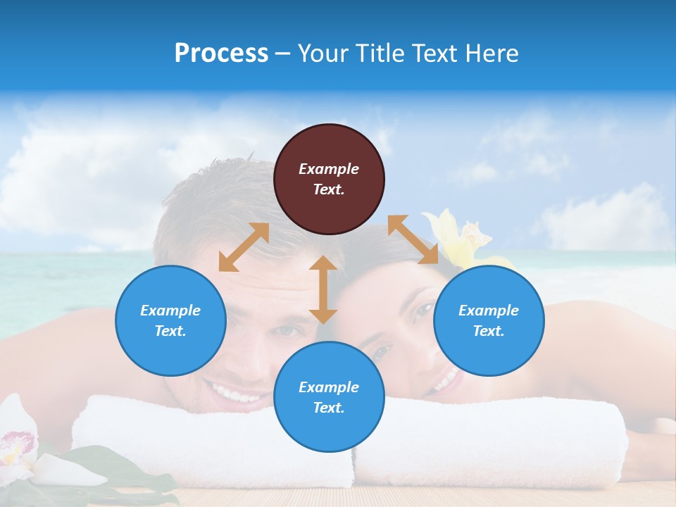 Sanfte Medizin Blume Kopf PowerPoint Template