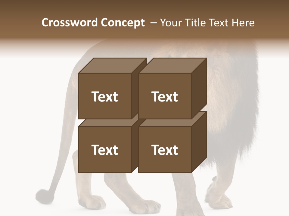 Animal Indoors One Animal PowerPoint Template