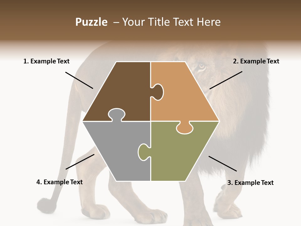Animal Indoors One Animal PowerPoint Template