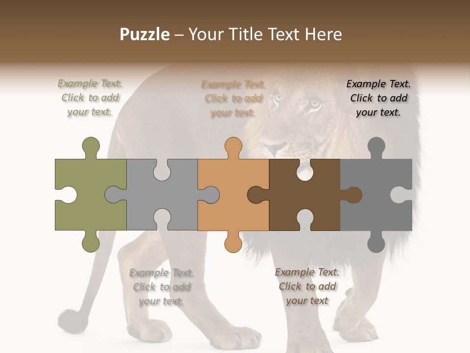 Animal Indoors One Animal PowerPoint Template
