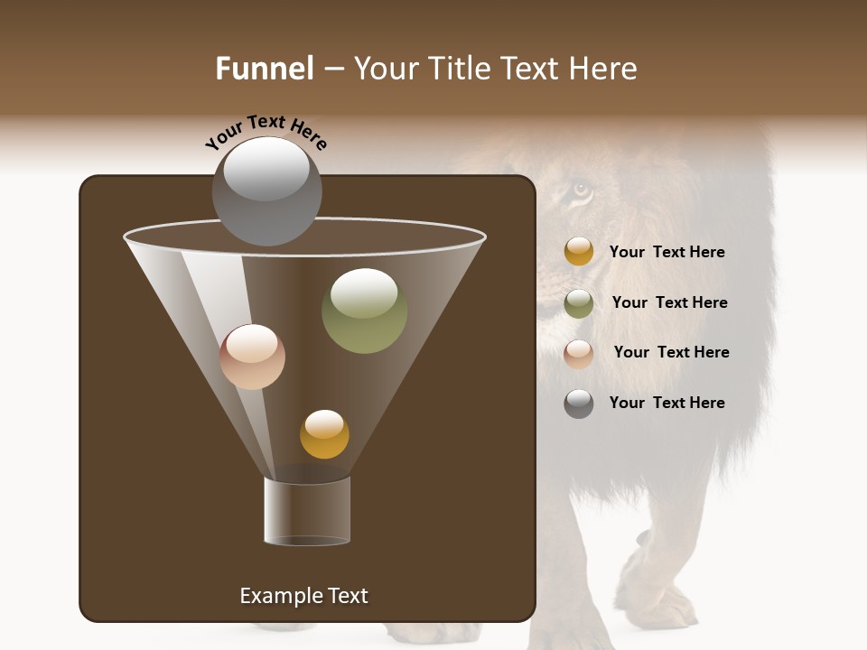 Animal Indoors One Animal PowerPoint Template