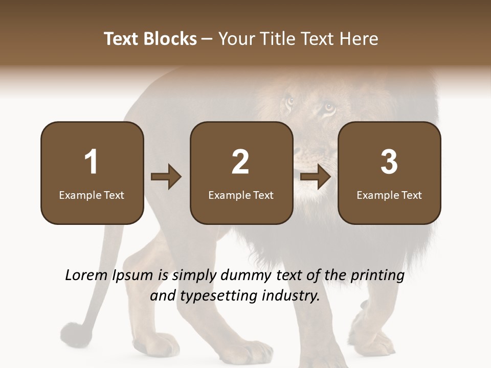 Animal Indoors One Animal PowerPoint Template