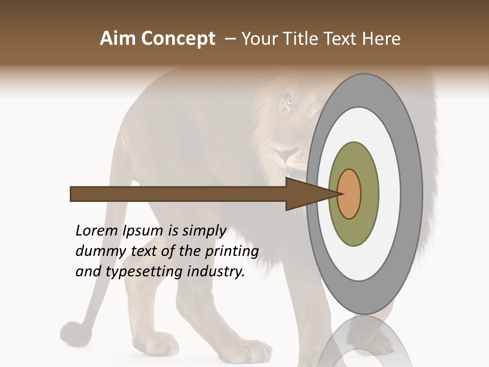 Animal Indoors One Animal PowerPoint Template