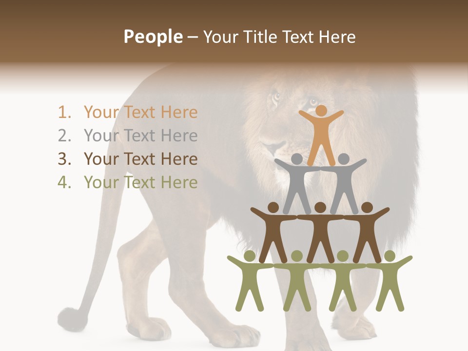 Animal Indoors One Animal PowerPoint Template
