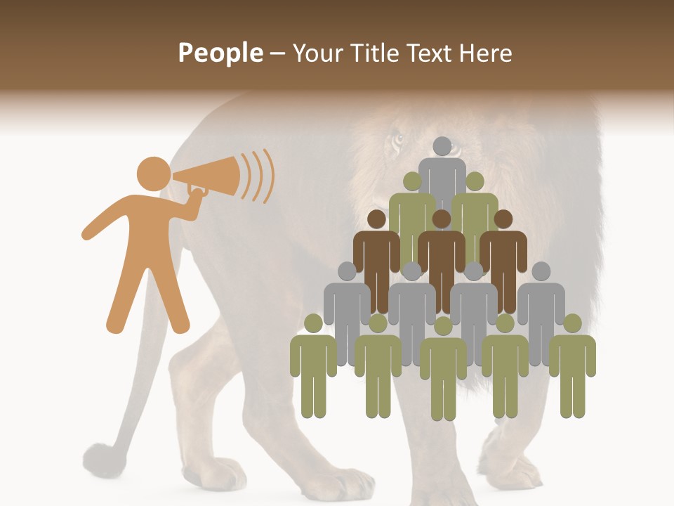 Animal Indoors One Animal PowerPoint Template