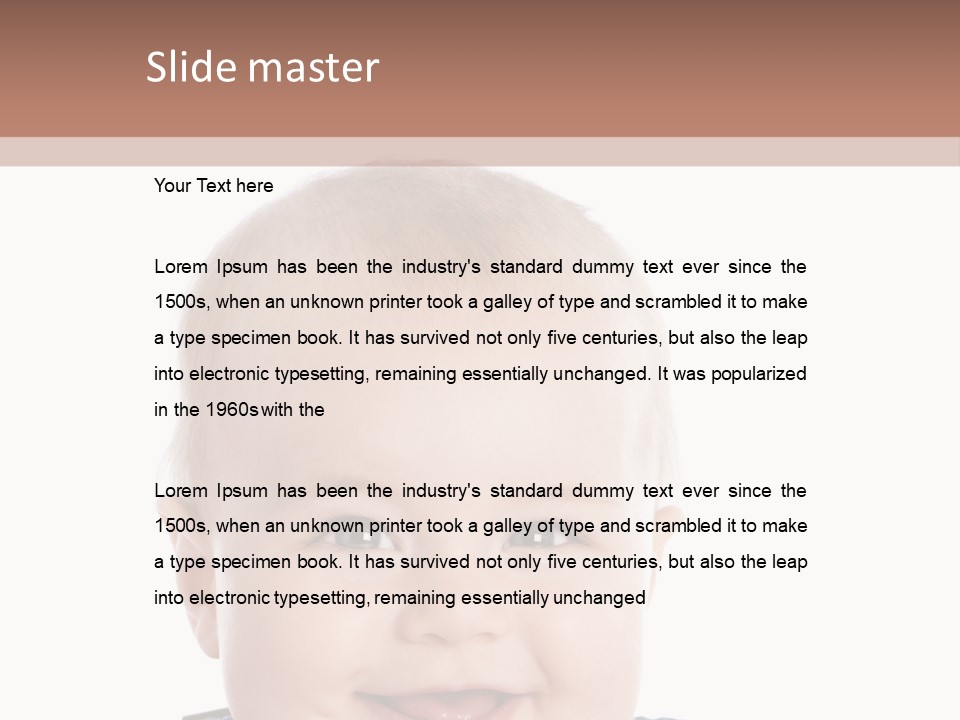 Mensch Lacht Lachen PowerPoint Template