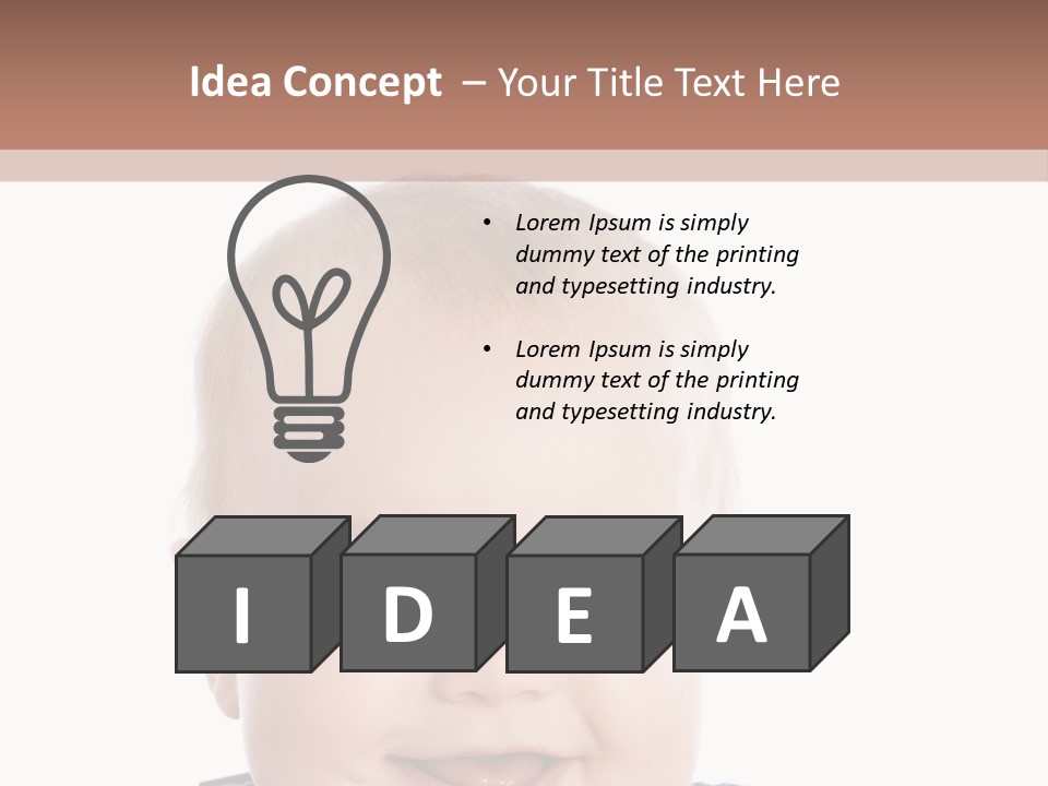 Mensch Lacht Lachen PowerPoint Template