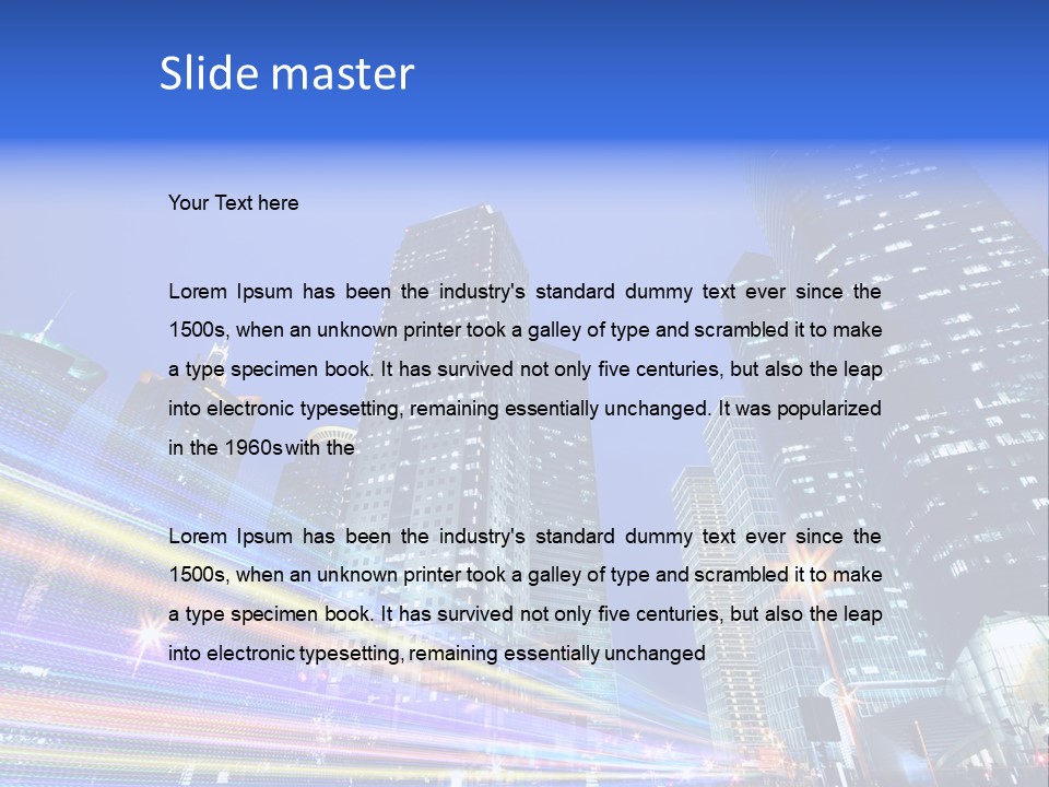 Twilight Background China PowerPoint Template