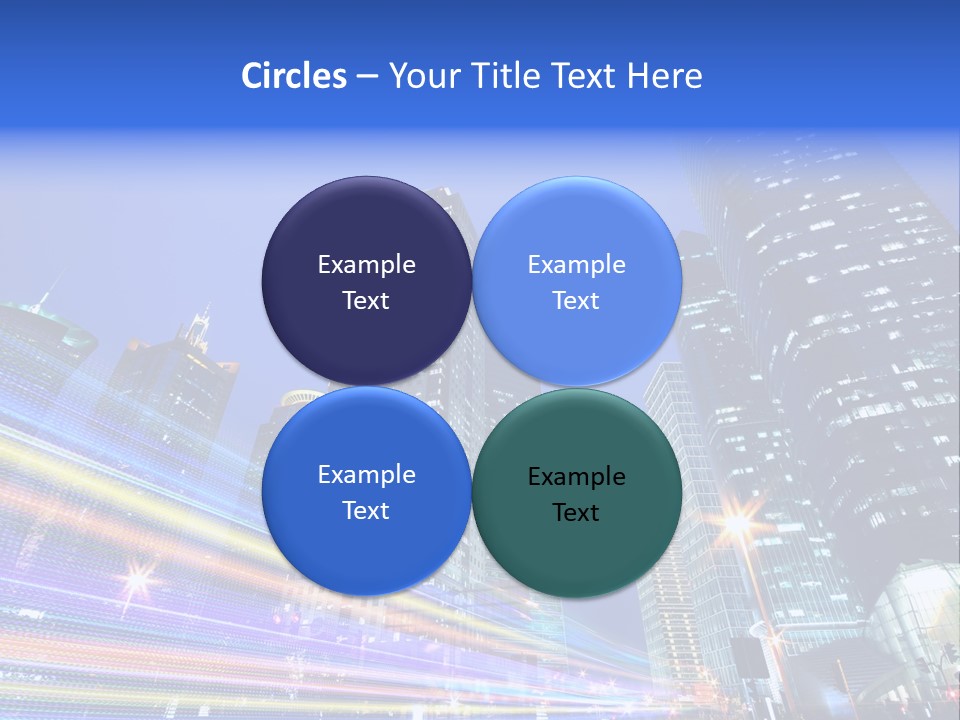 Twilight Background China PowerPoint Template