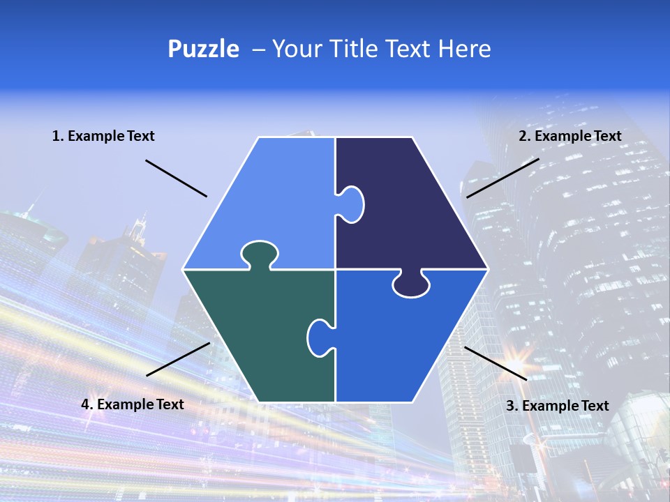 Twilight Background China PowerPoint Template