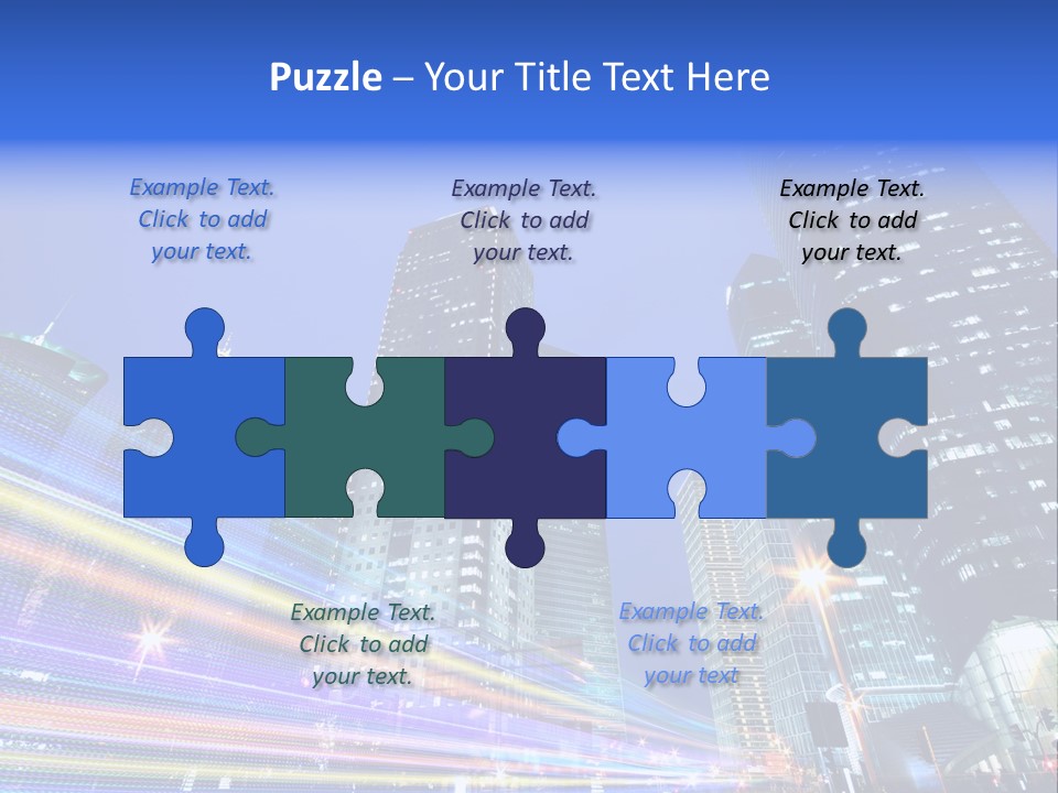 Twilight Background China PowerPoint Template