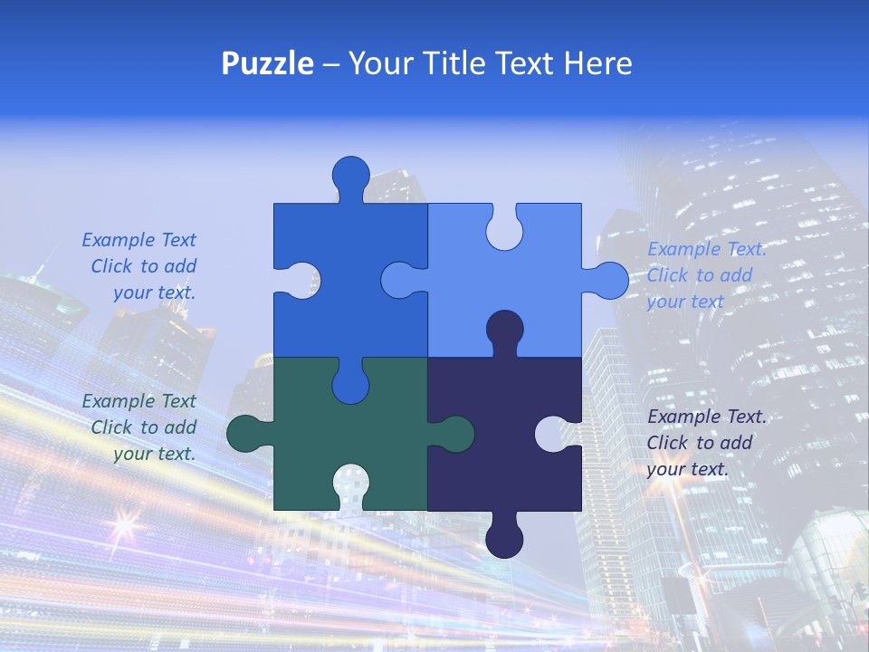 Twilight Background China PowerPoint Template