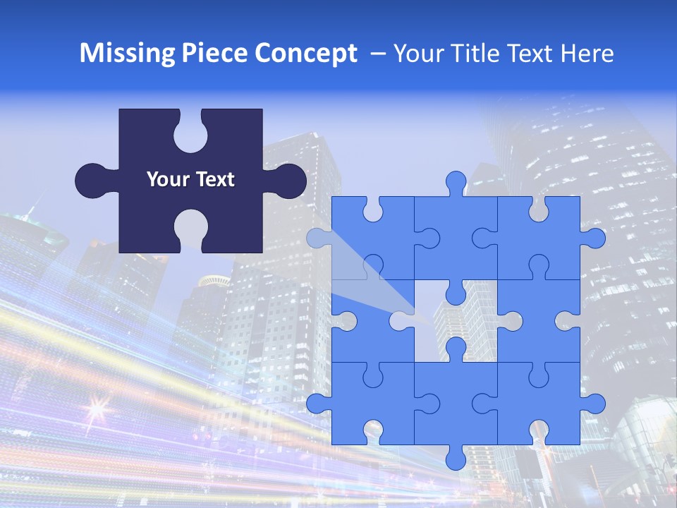 Twilight Background China PowerPoint Template