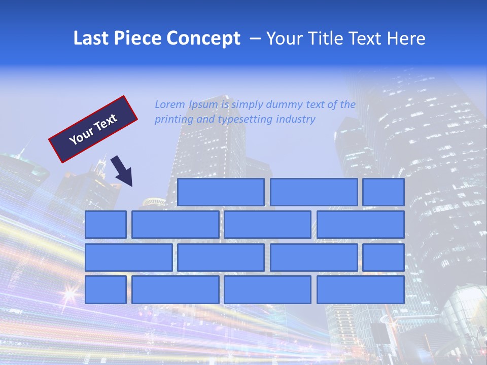 Twilight Background China PowerPoint Template