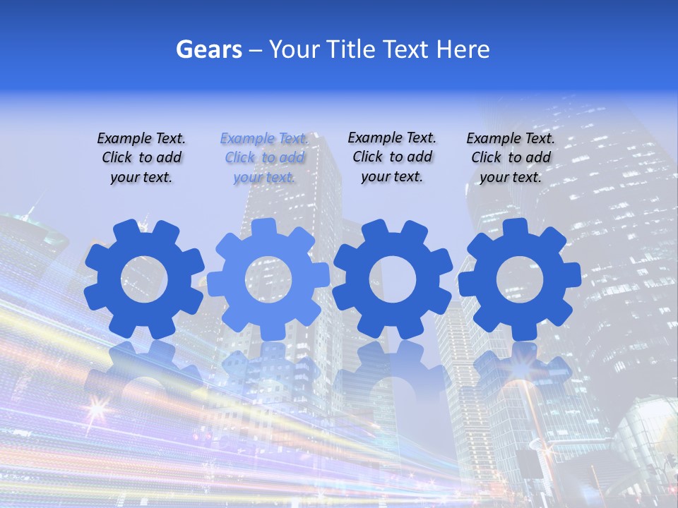 Twilight Background China PowerPoint Template