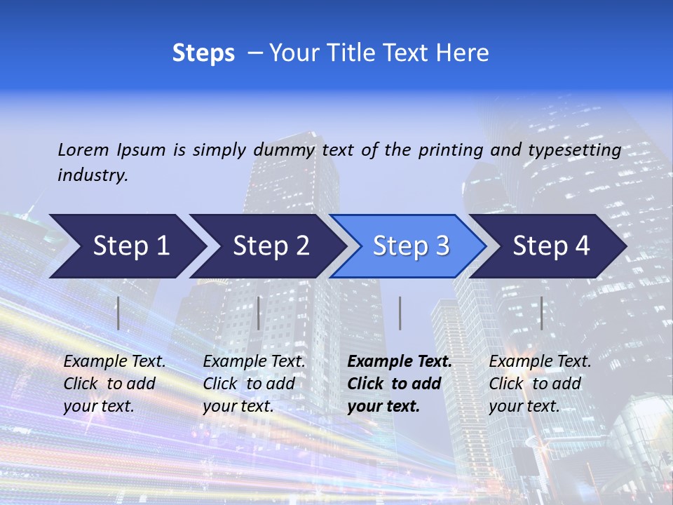Twilight Background China PowerPoint Template