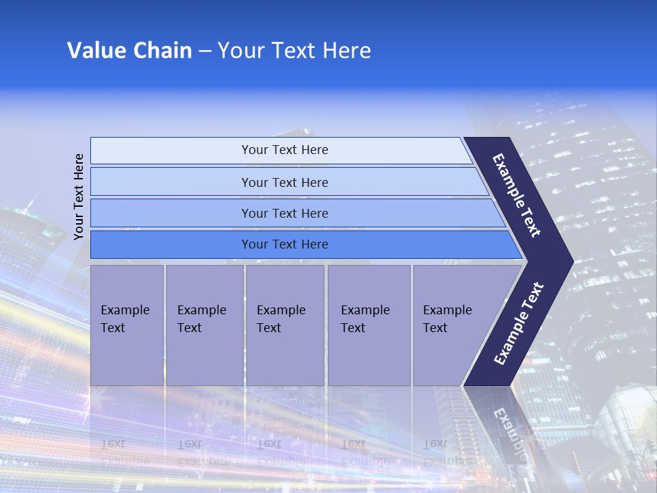 Twilight Background China PowerPoint Template