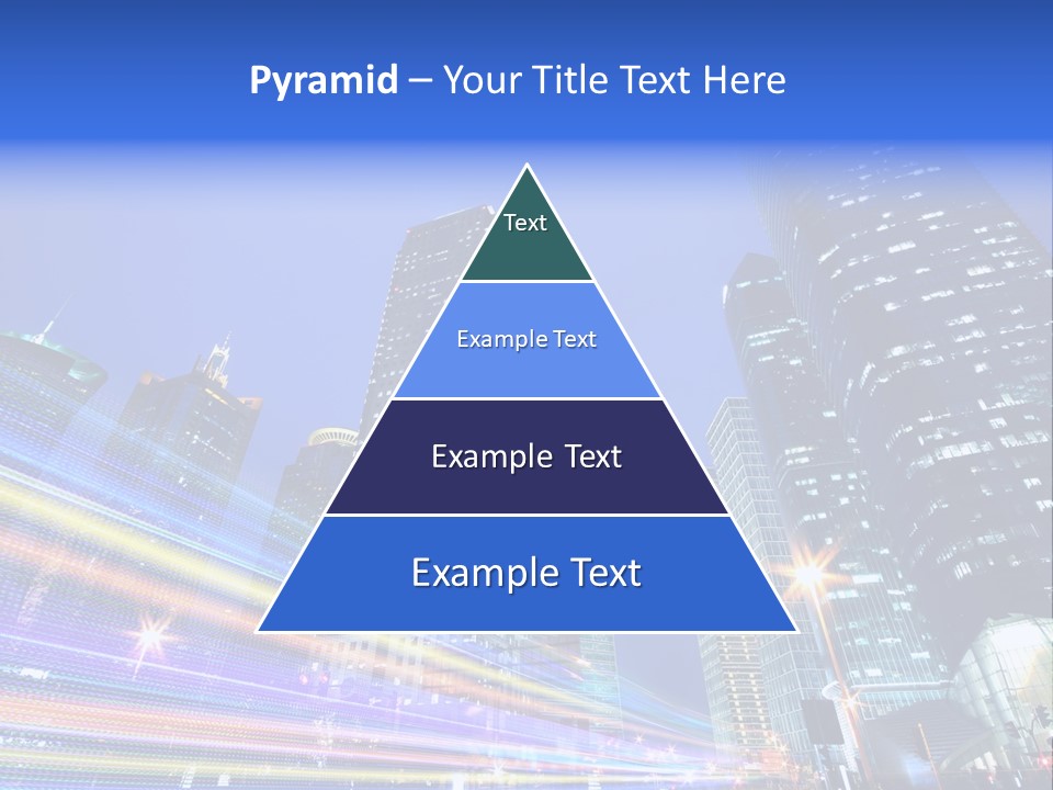 Twilight Background China PowerPoint Template