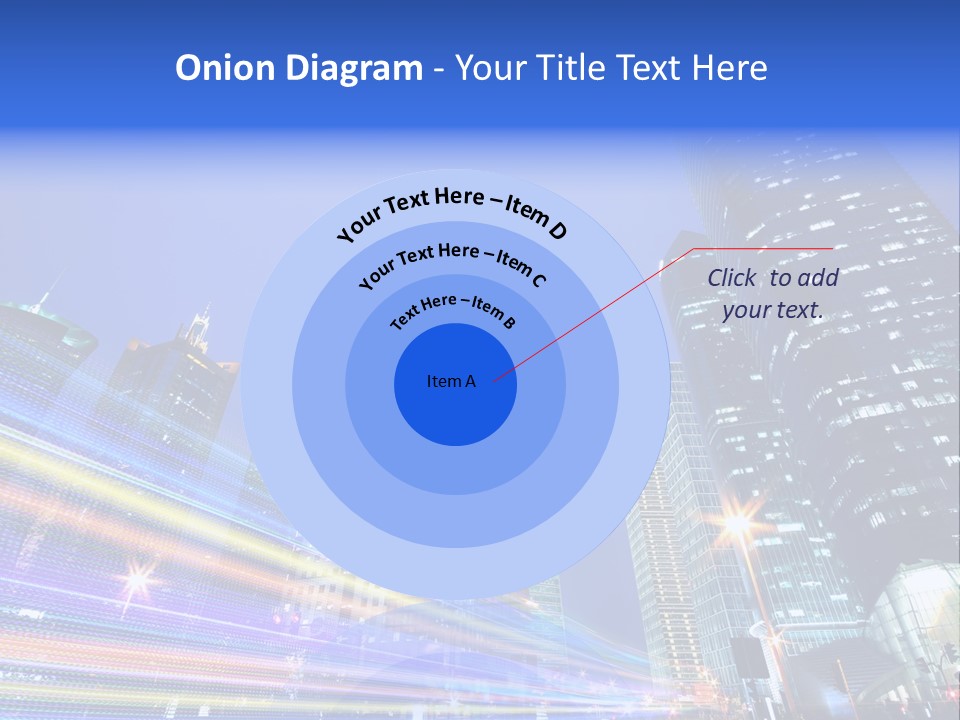 Twilight Background China PowerPoint Template