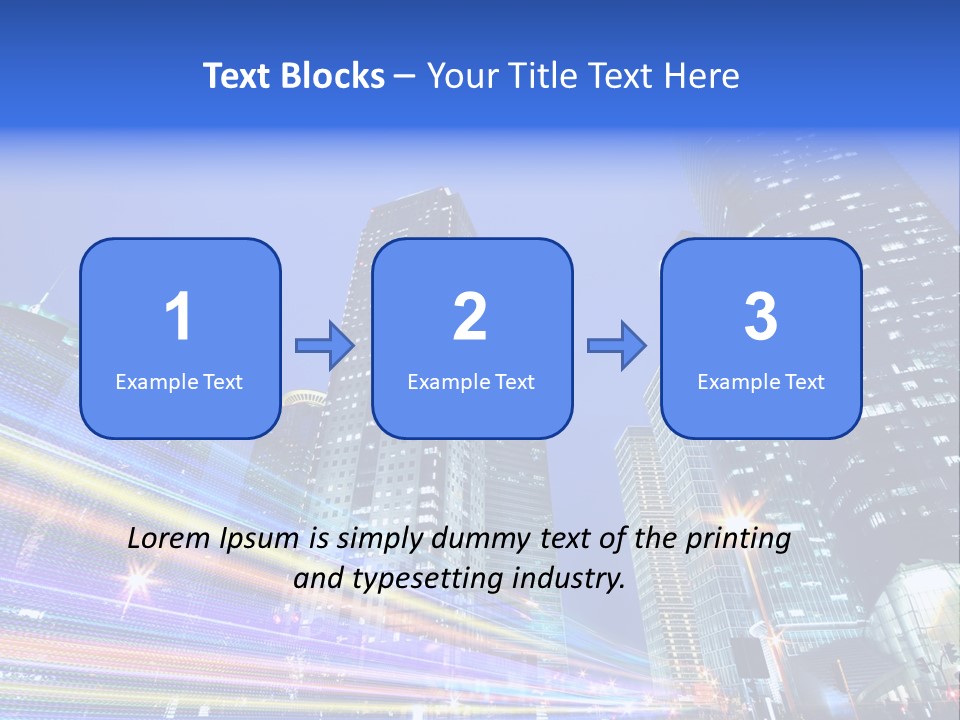 Twilight Background China PowerPoint Template