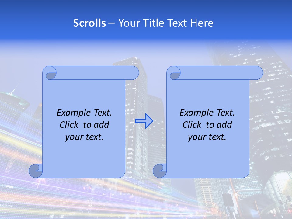 Twilight Background China PowerPoint Template
