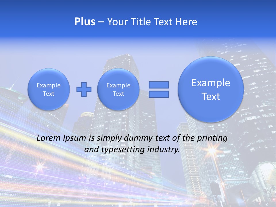 Twilight Background China PowerPoint Template
