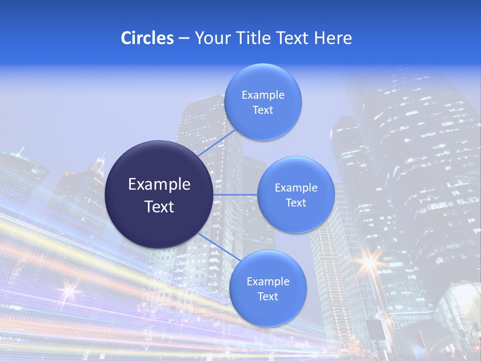 Twilight Background China PowerPoint Template