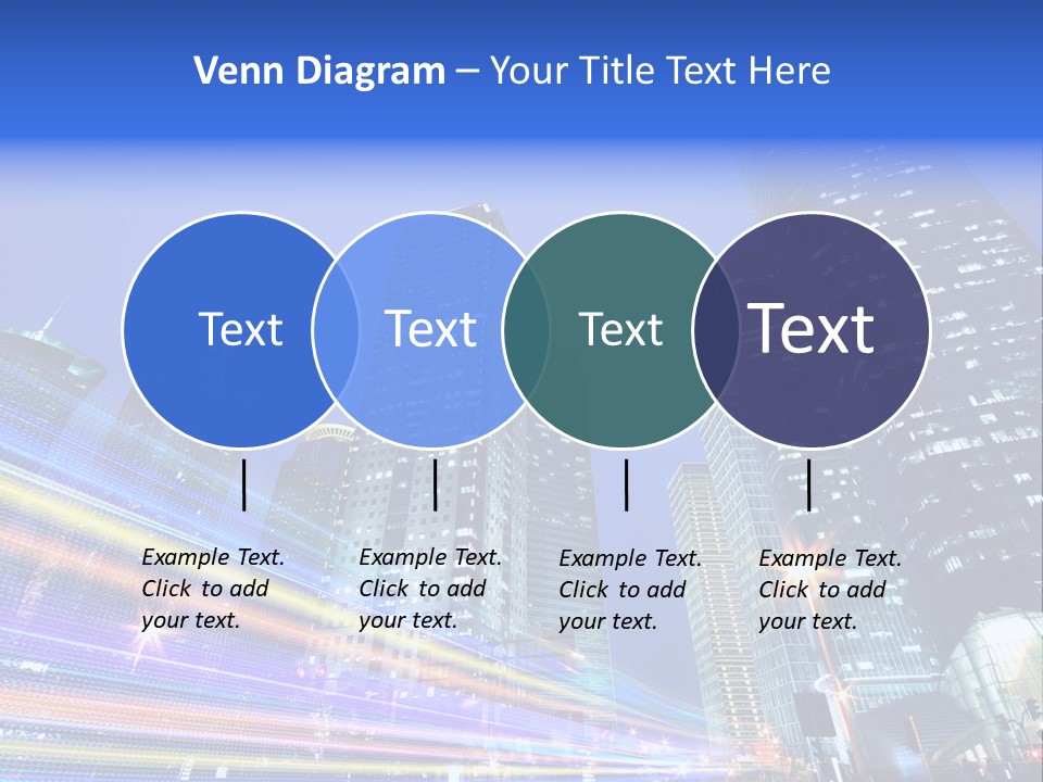 Twilight Background China PowerPoint Template