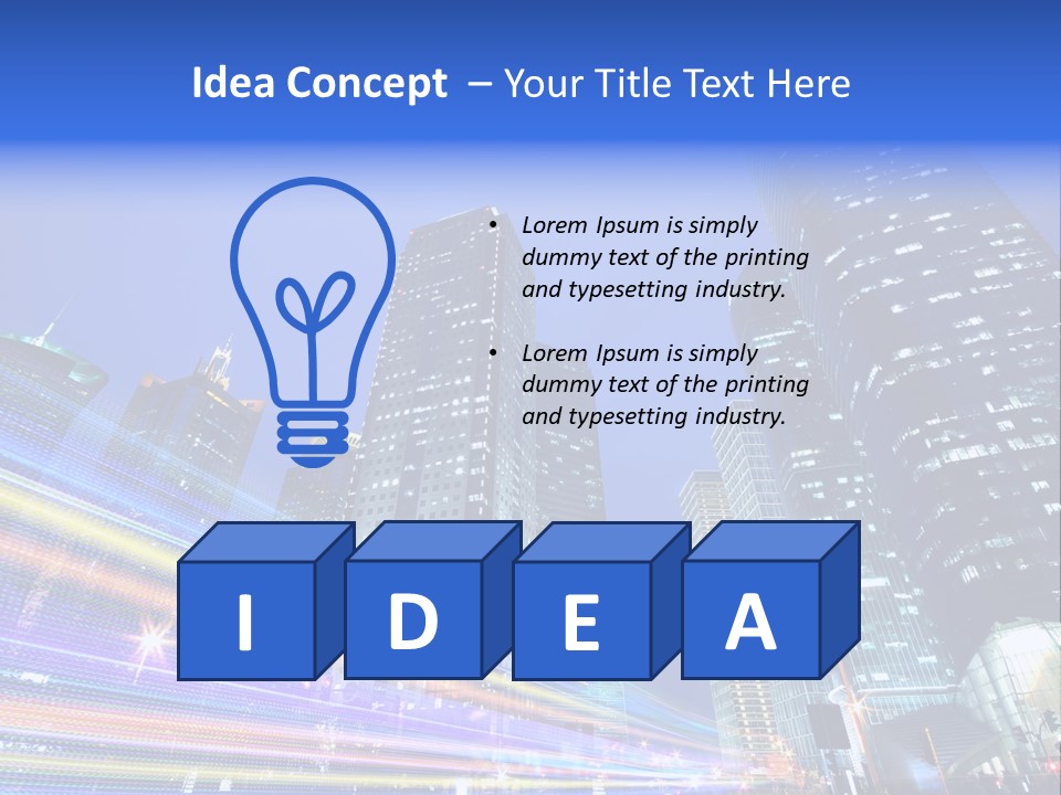 Twilight Background China PowerPoint Template