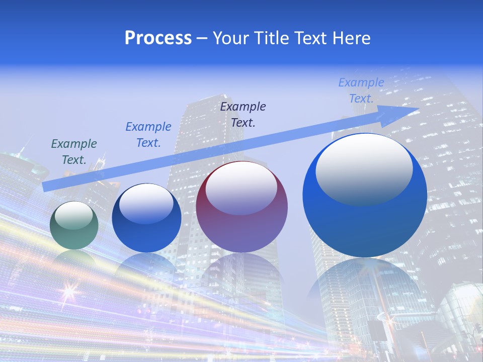 Twilight Background China PowerPoint Template